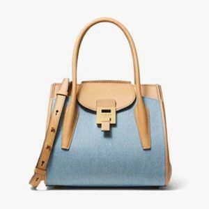 Bancroft Medium Chambray Satchel MK Collection